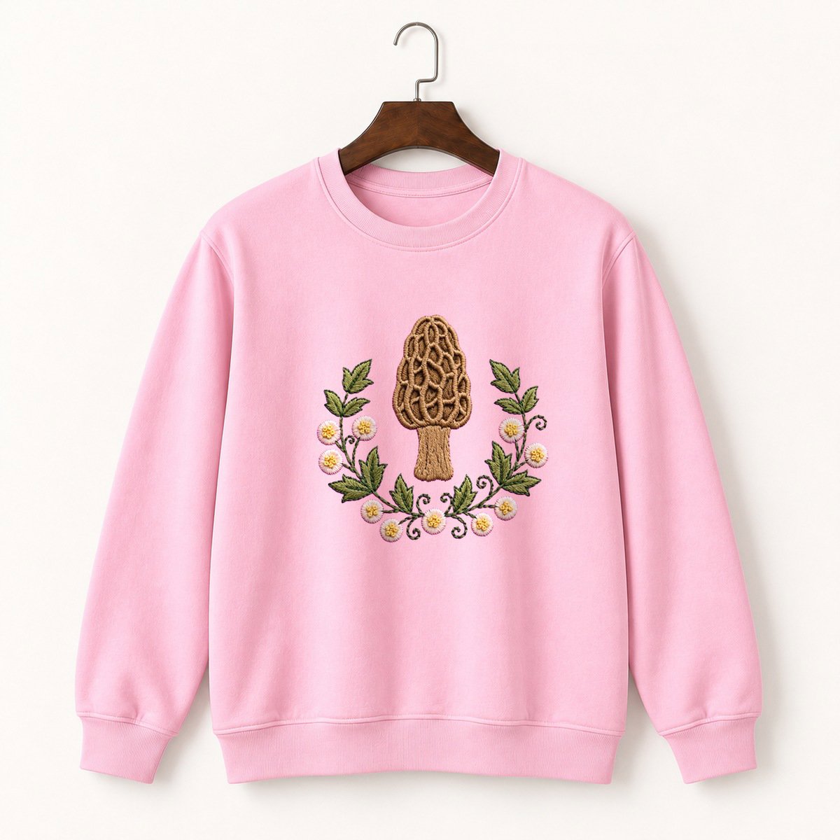 Morel Mushroom Crewneck Sweatshirt 4