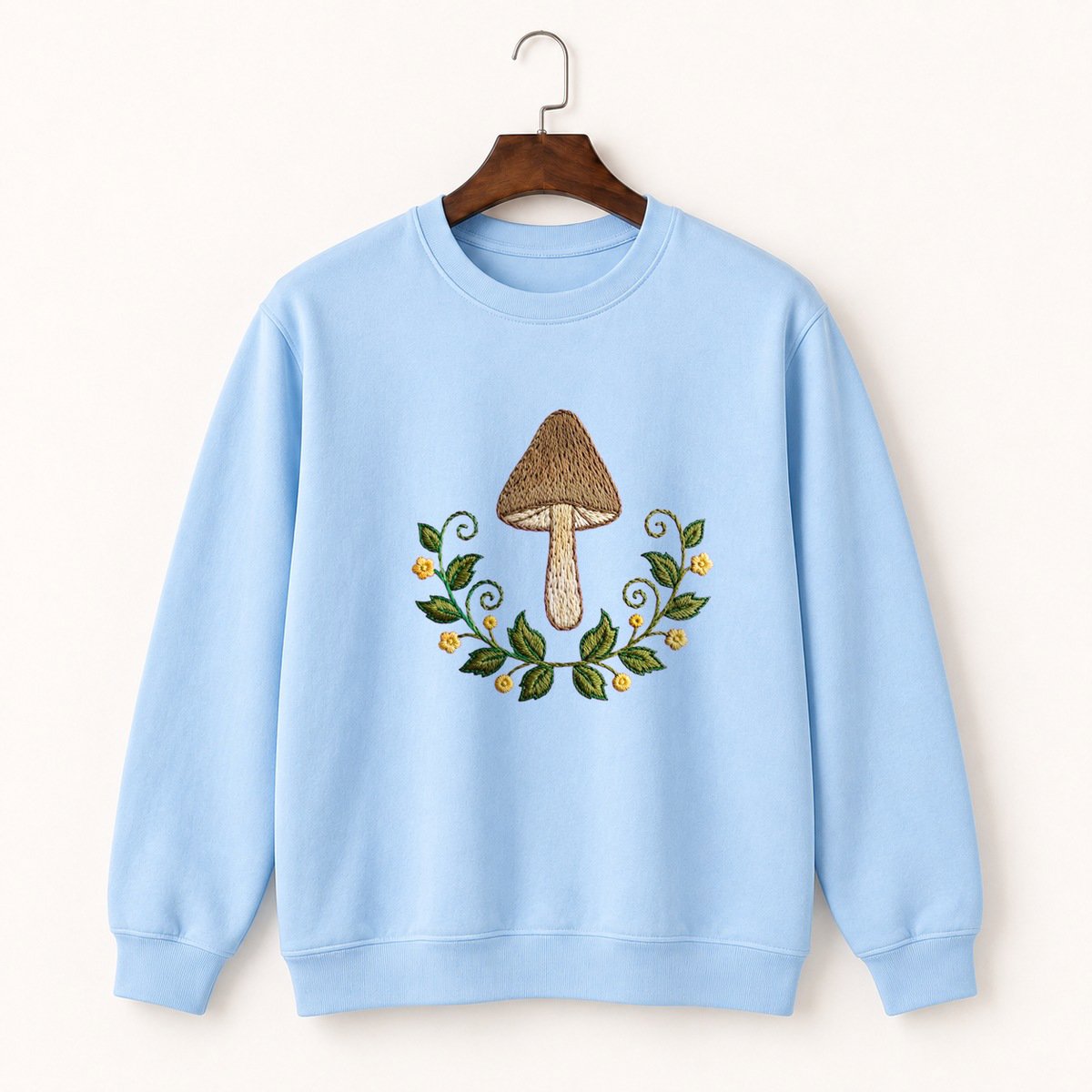 Ink Cap Mushroom Crewneck Sweatshirt 1