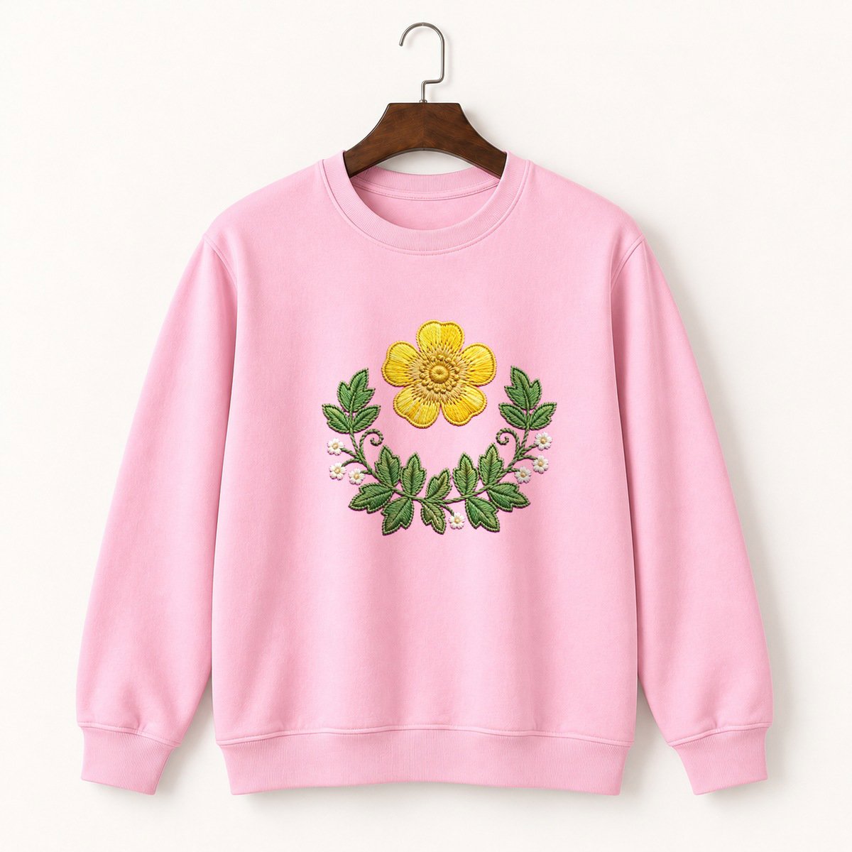 Buttercup Flower Crewneck Sweatshirt 4