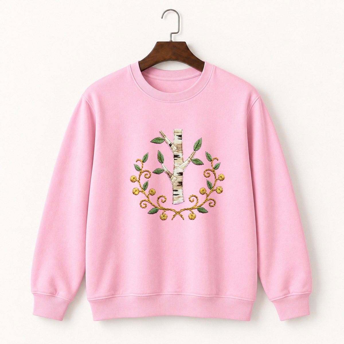 Birch Branch Crewneck Sweatshirt 4