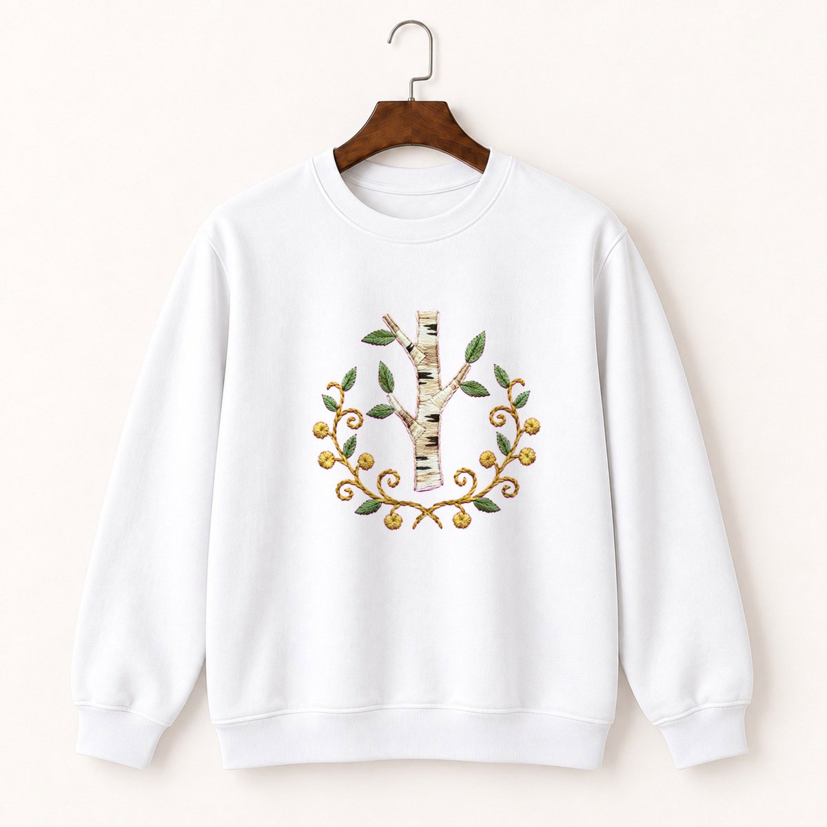 Birch Branch Crewneck Sweatshirt 5