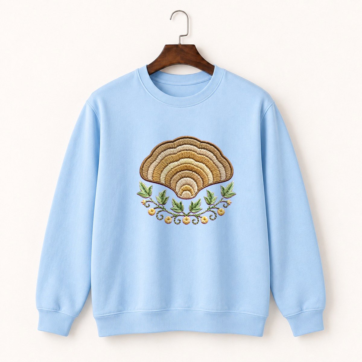 Turkey Tail Mushroom Crewneck Sweatshirt 1