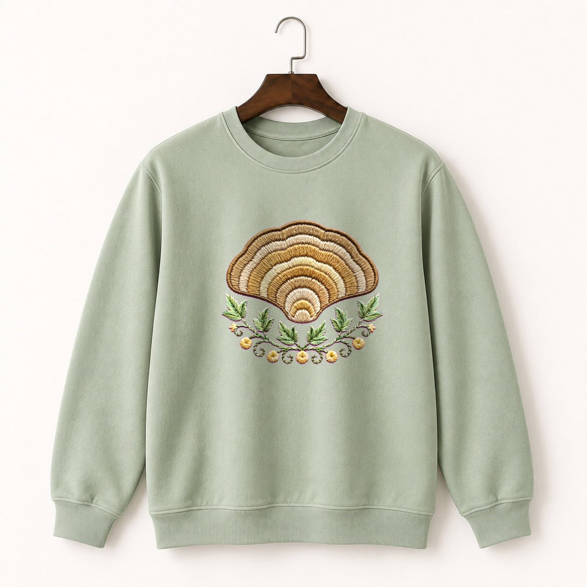 Turkey Tail Mushroom Crewneck Sweatshirt 2