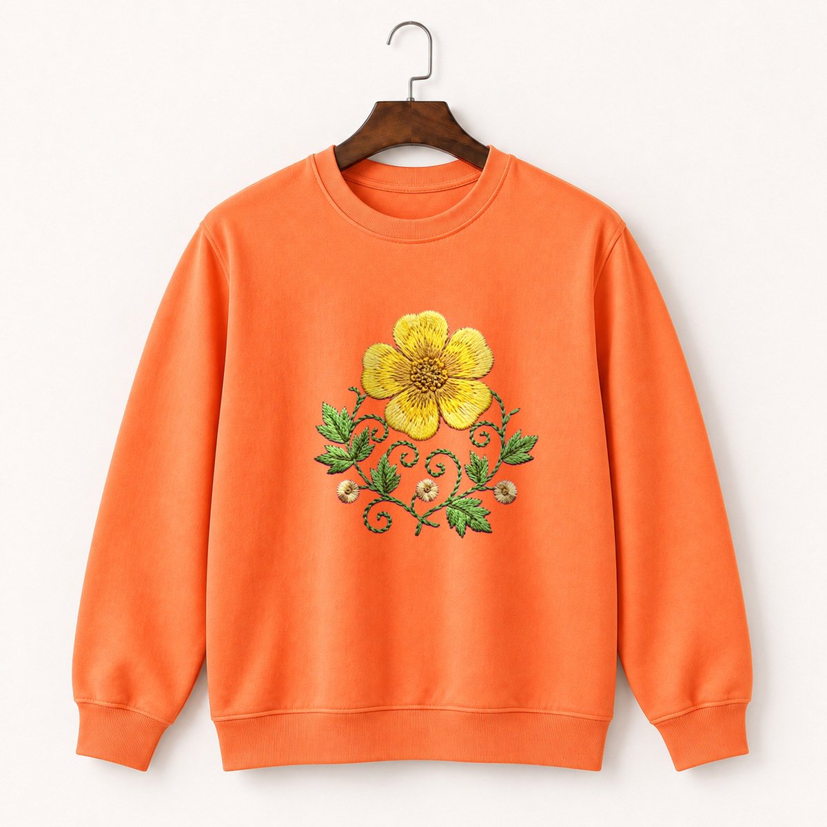 Buttercup Flower Crewneck Sweatshirt 3