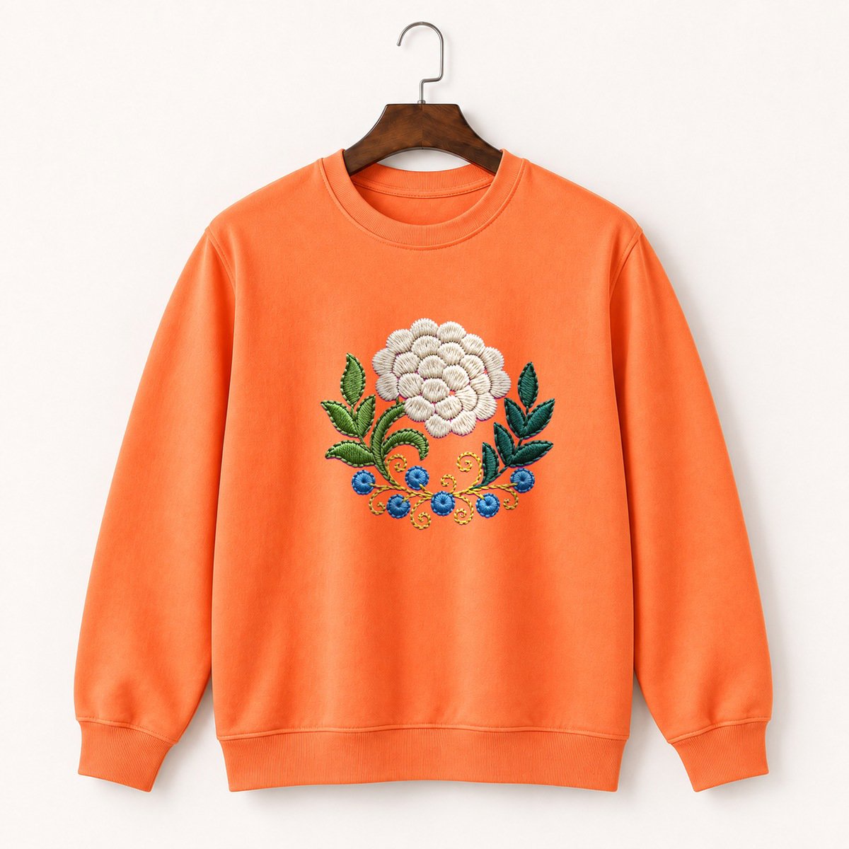 Yarrow Flower Crewneck Sweatshirt 3