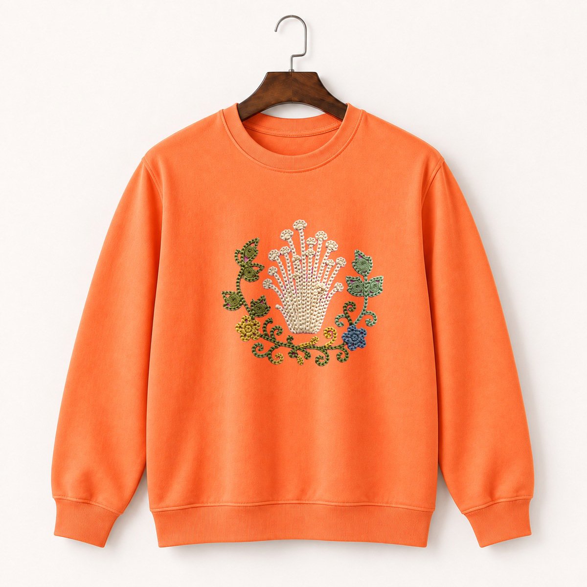 Enoki Mushroom Crewneck Sweatshirt 3