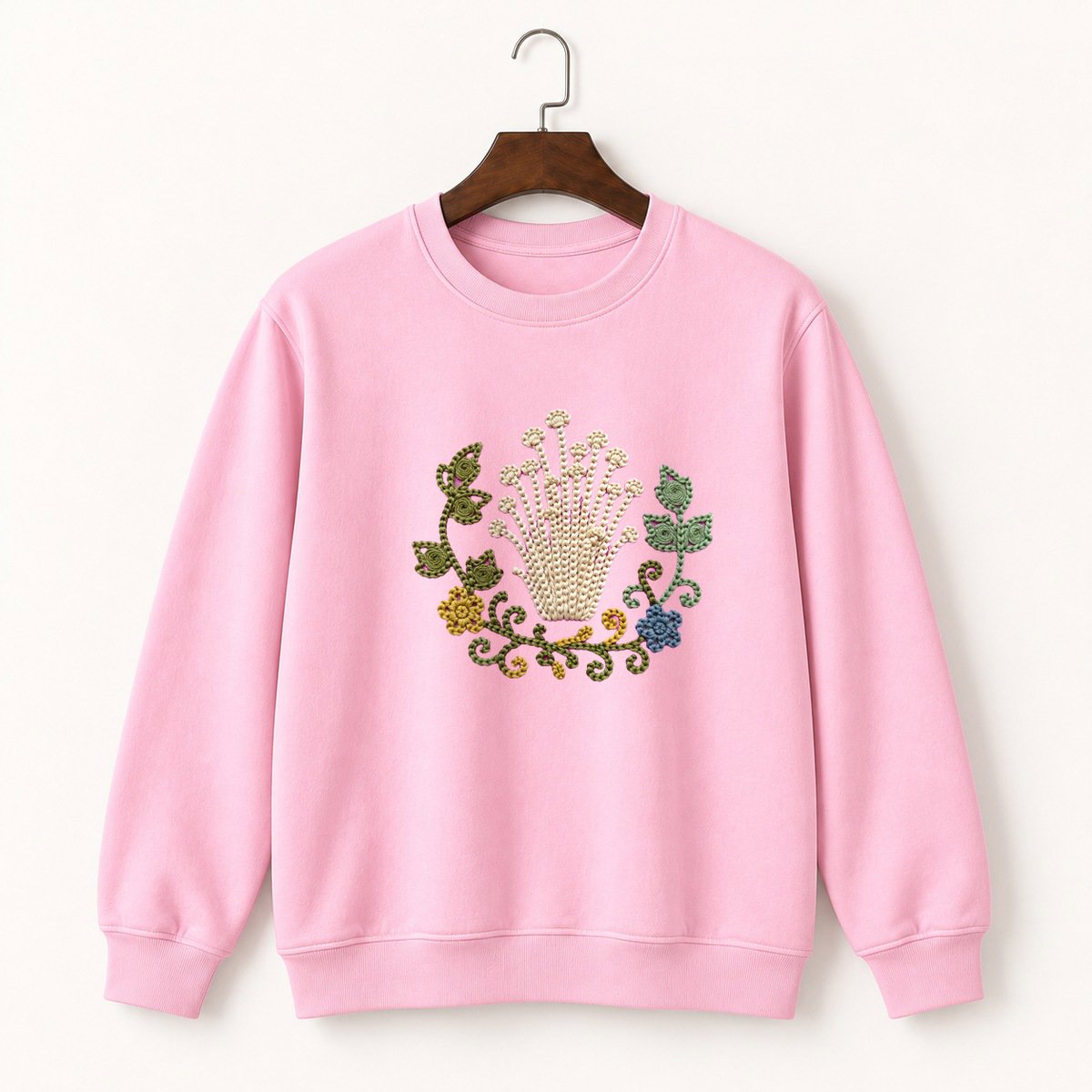 Enoki Mushroom Crewneck Sweatshirt 4