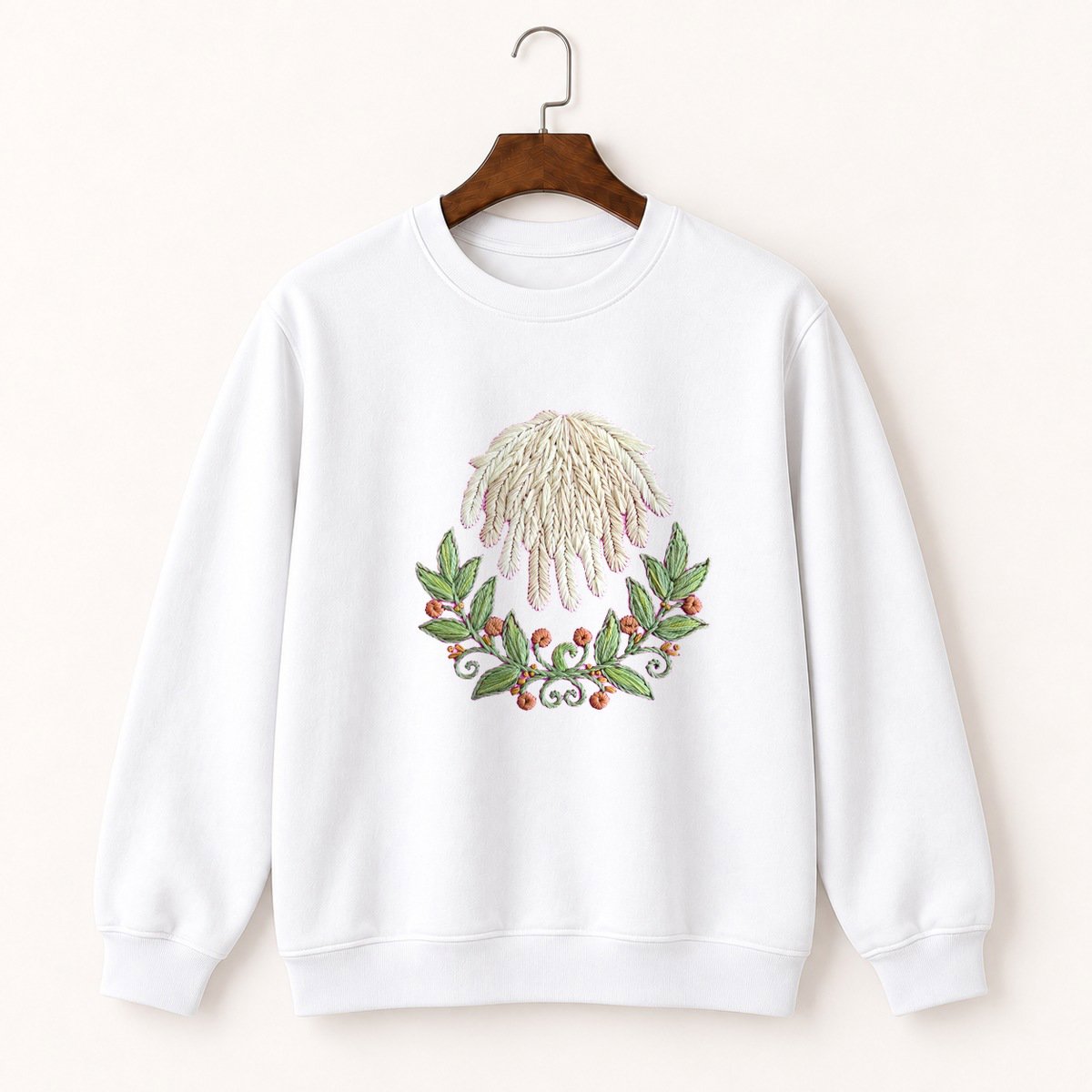 Lion's Mane Mushroom Crewneck Sweatshirt 5