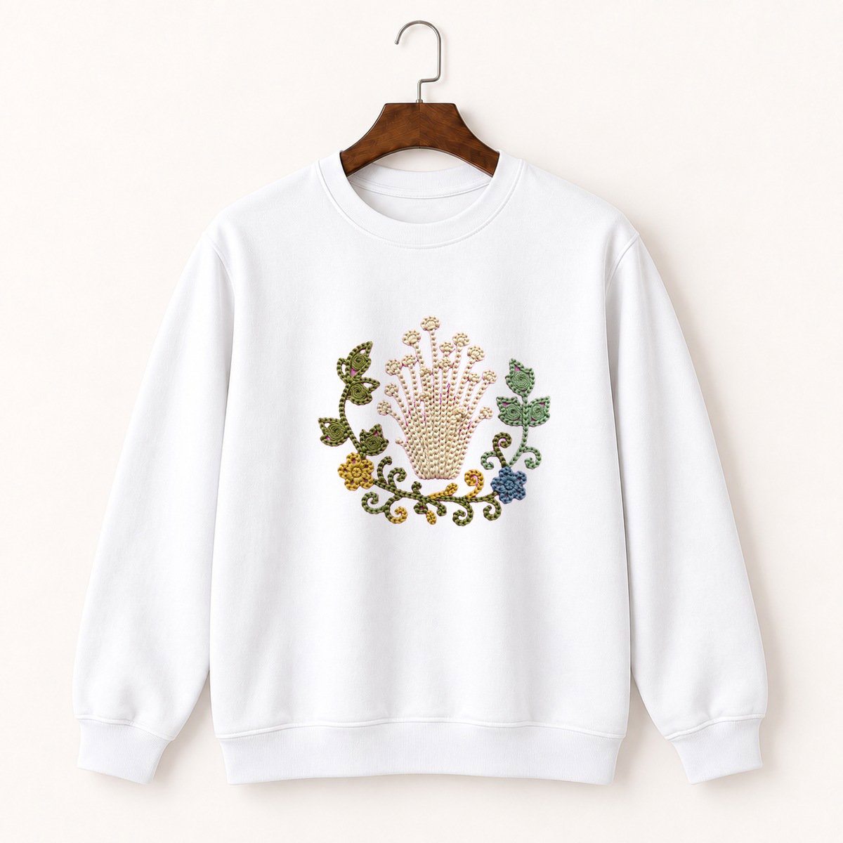 Enoki Mushroom Crewneck Sweatshirt 5
