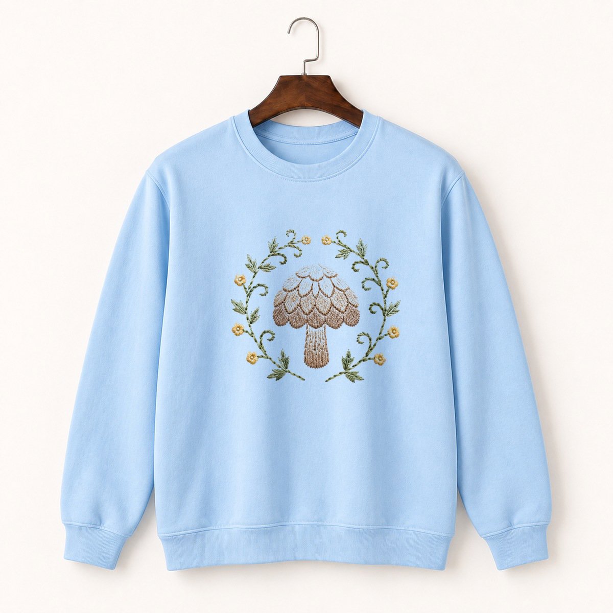 Shaggy Mane Mushroom Crewneck Sweatshirt 1