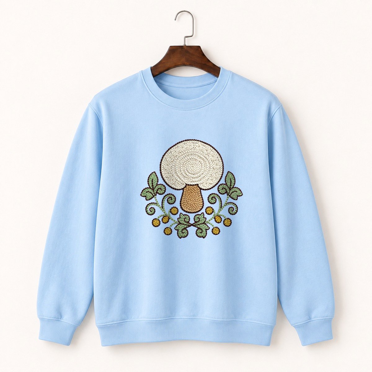 Puffball Mushroom Crewneck Sweatshirt 1