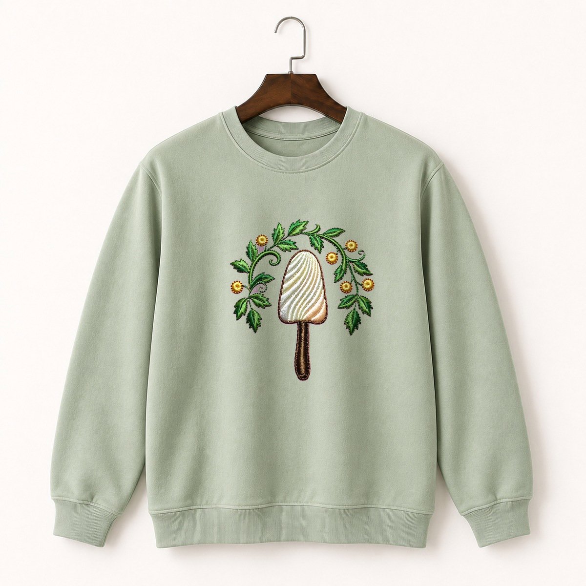 Ink Cap Mushroom Crewneck Sweatshirt 2