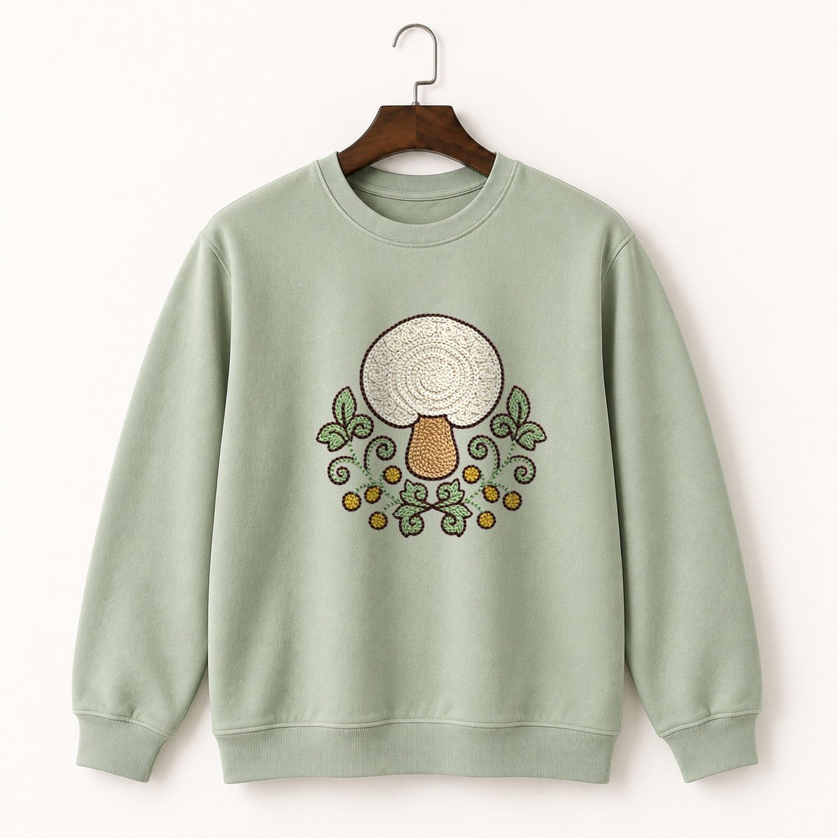 Puffball Mushroom Crewneck Sweatshirt 2