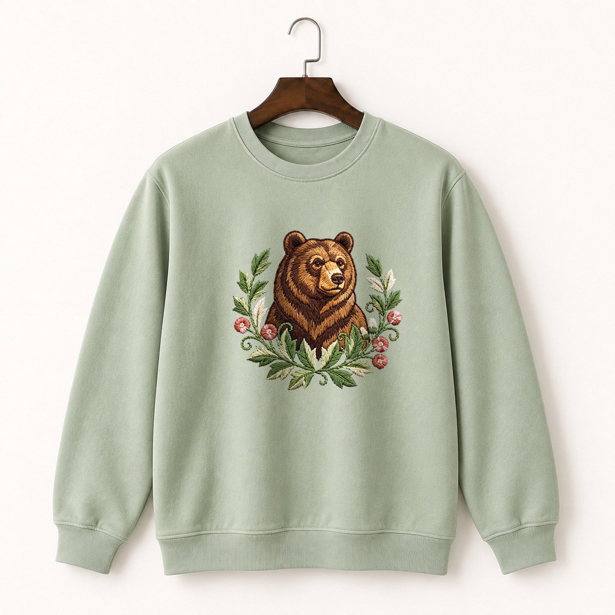 Brown Bear Crewneck Sweatshirt 2