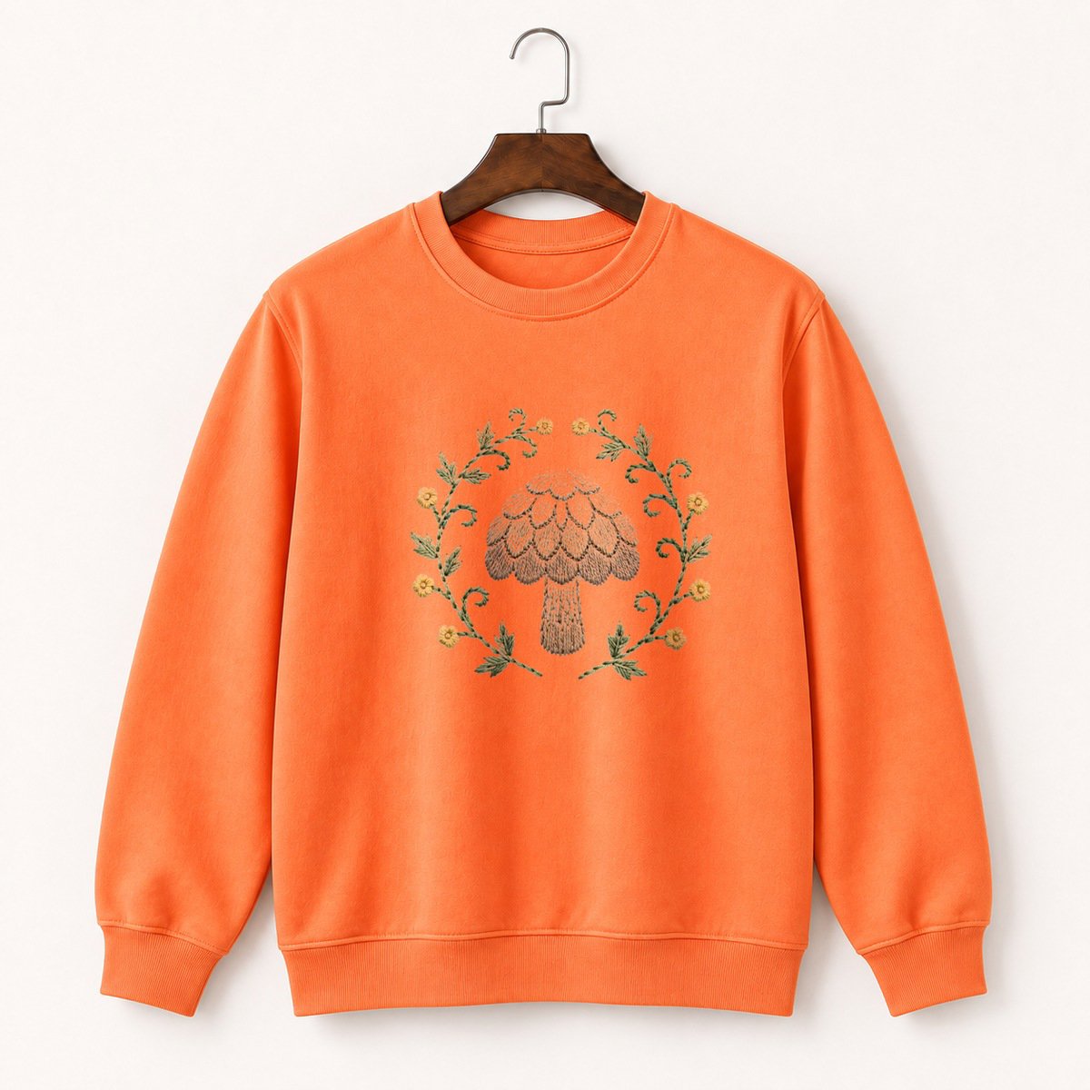 Shaggy Mane Mushroom Crewneck Sweatshirt 3