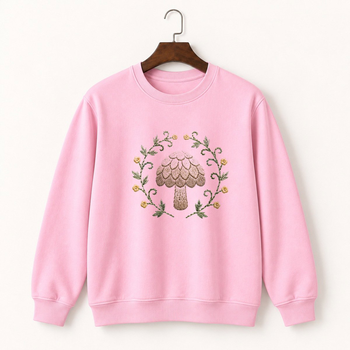 Shaggy Mane Mushroom Crewneck Sweatshirt 4
