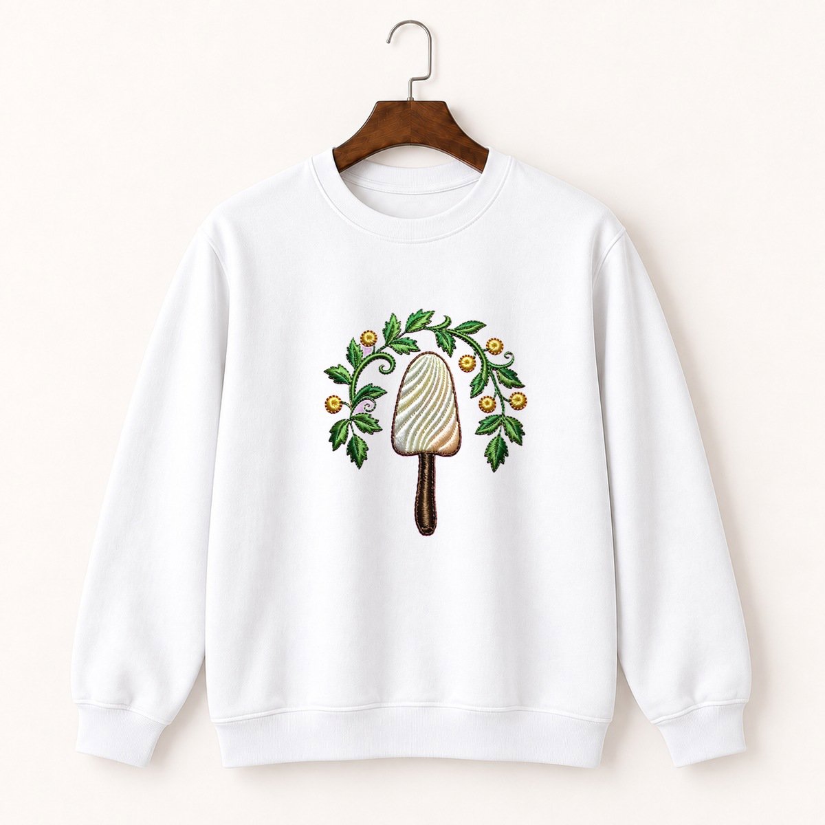 Ink Cap Mushroom Crewneck Sweatshirt 5
