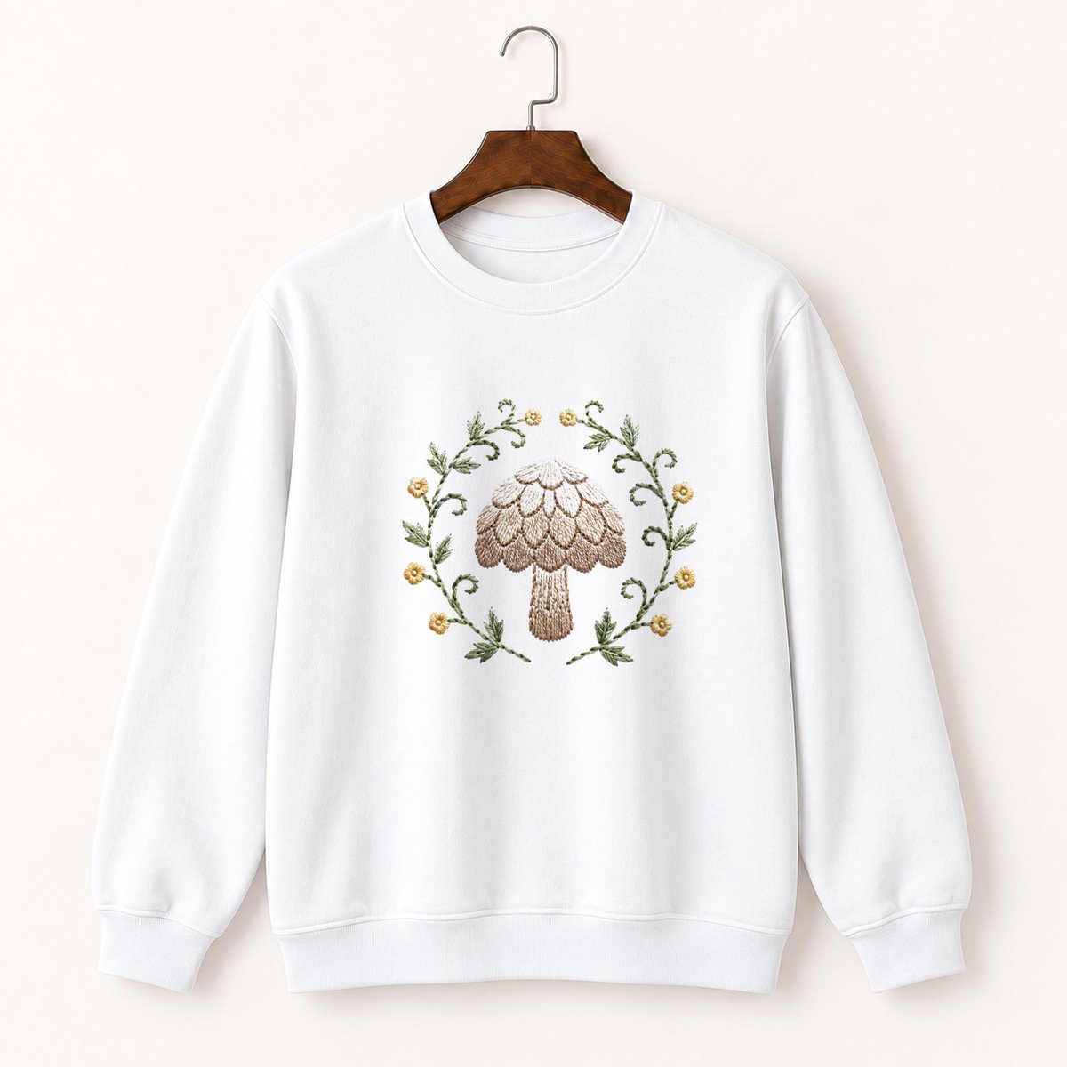 Shaggy Mane Mushroom Crewneck Sweatshirt 5