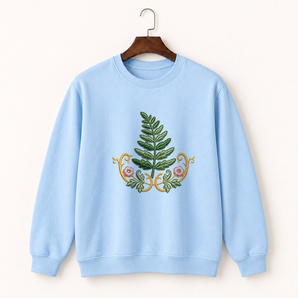 Fern Frond Crewneck Sweatshirt 1
