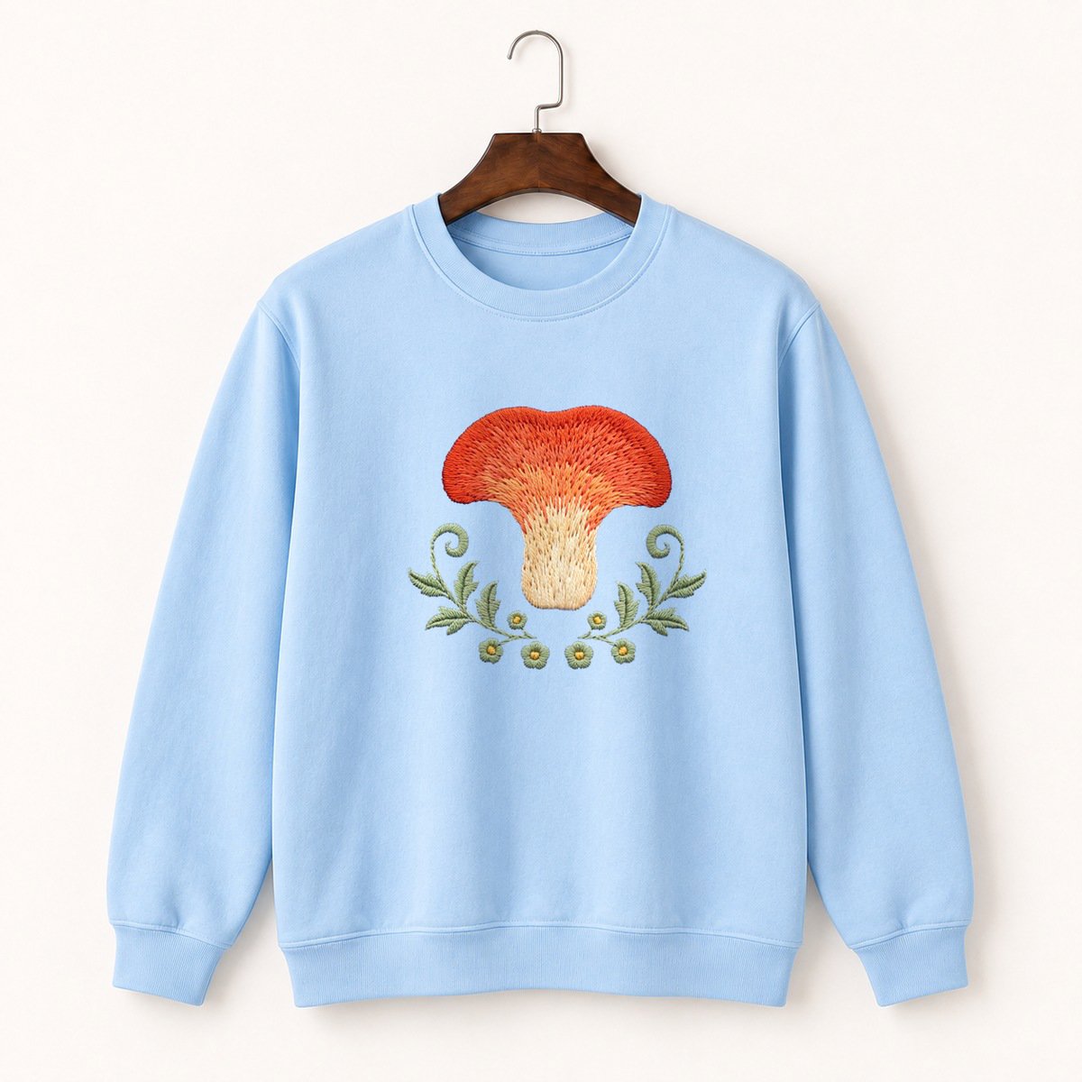 Lobster Mushroom Crewneck Sweatshirt 1