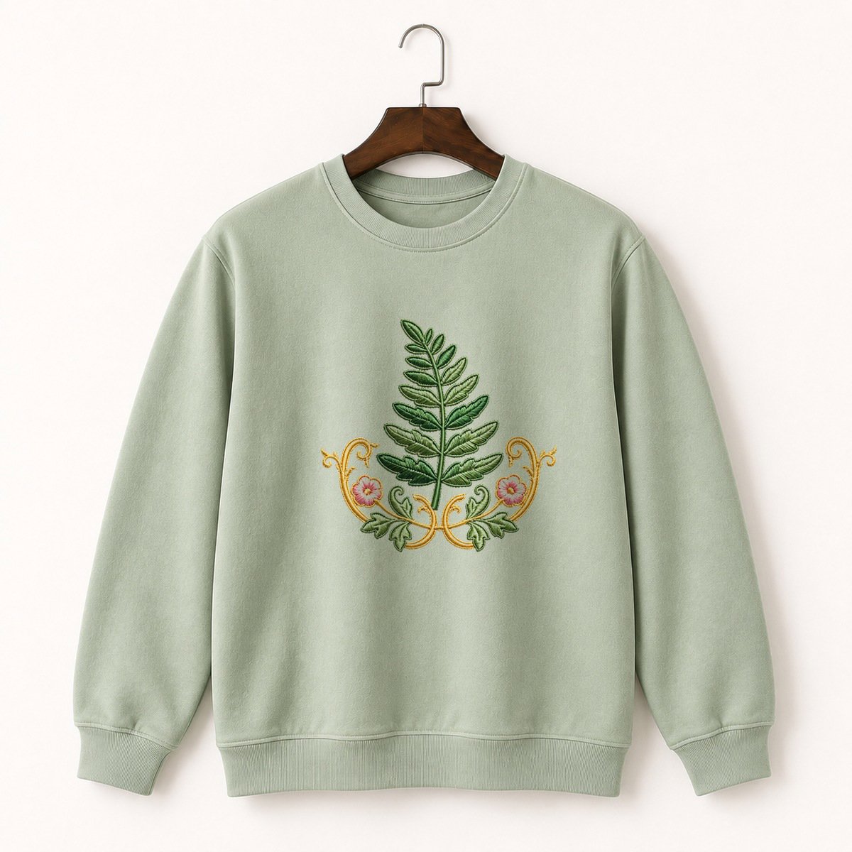 Fern Frond Crewneck Sweatshirt 2