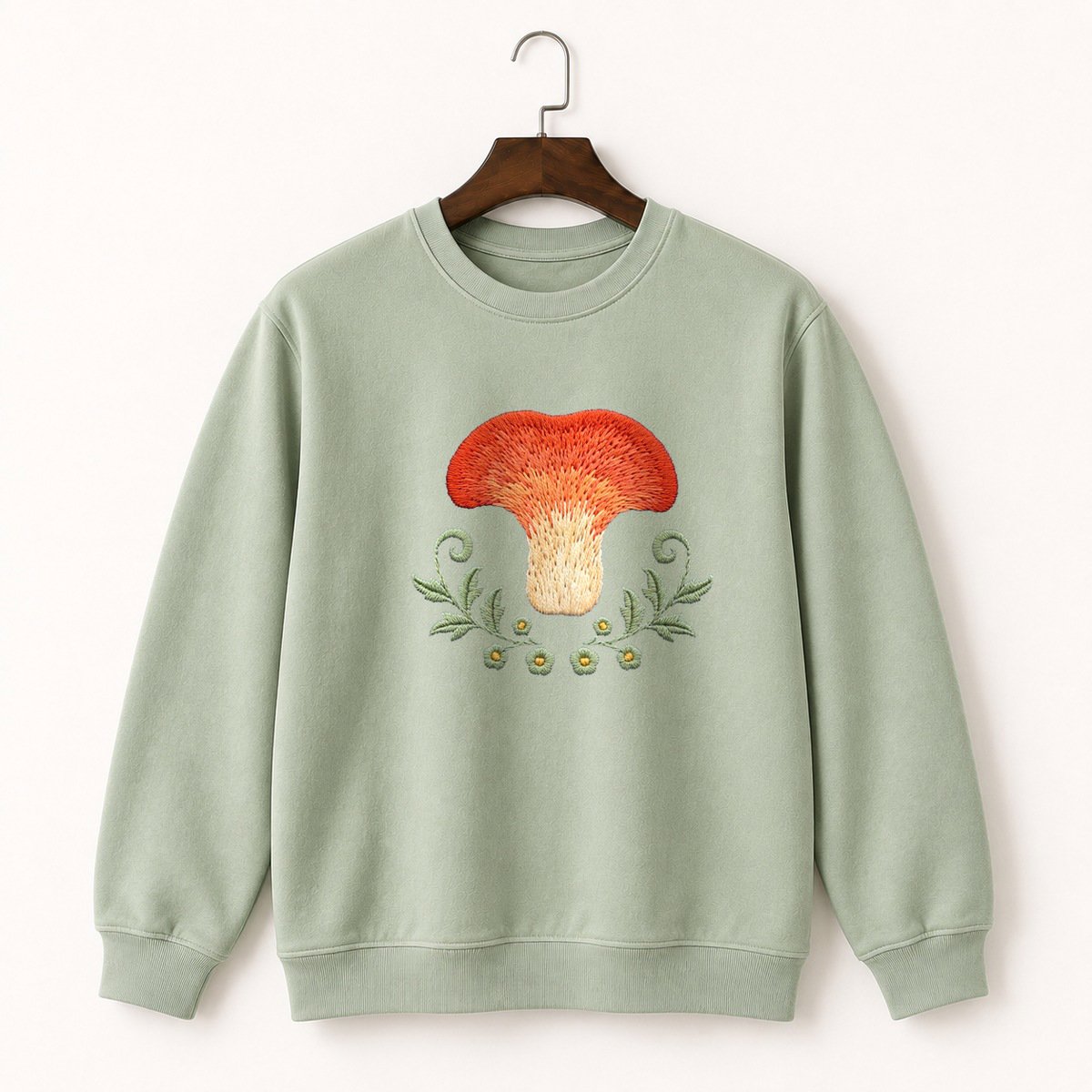 Lobster Mushroom Crewneck Sweatshirt 2