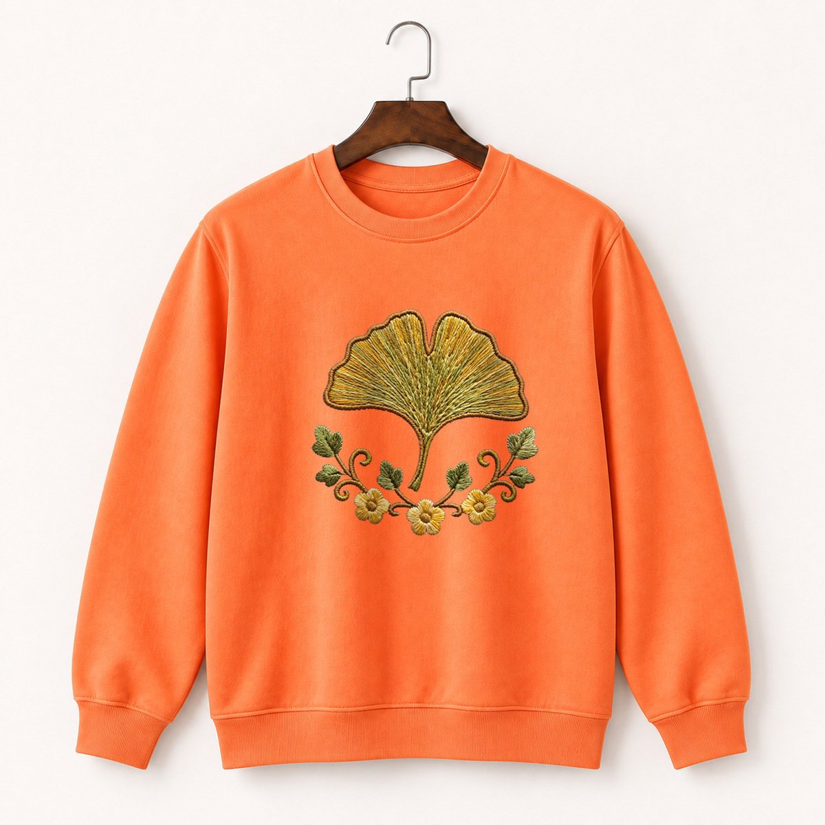 Ginkgo Leaf Crewneck Sweatshirt 3