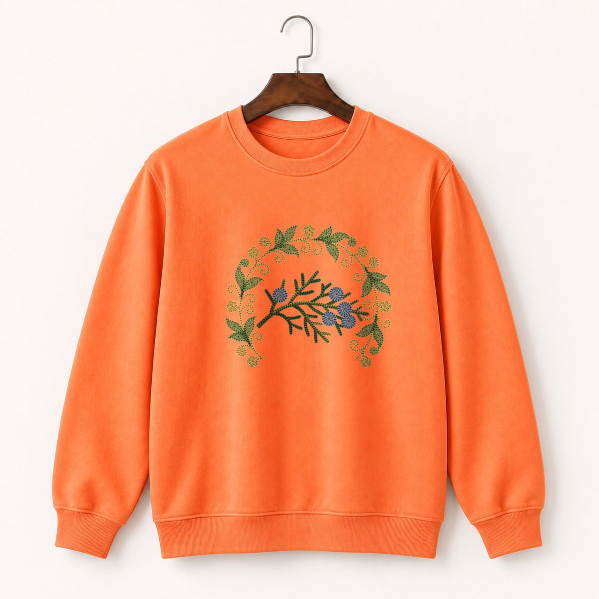 Juniper Berry Branch Crewneck Sweatshirt 3