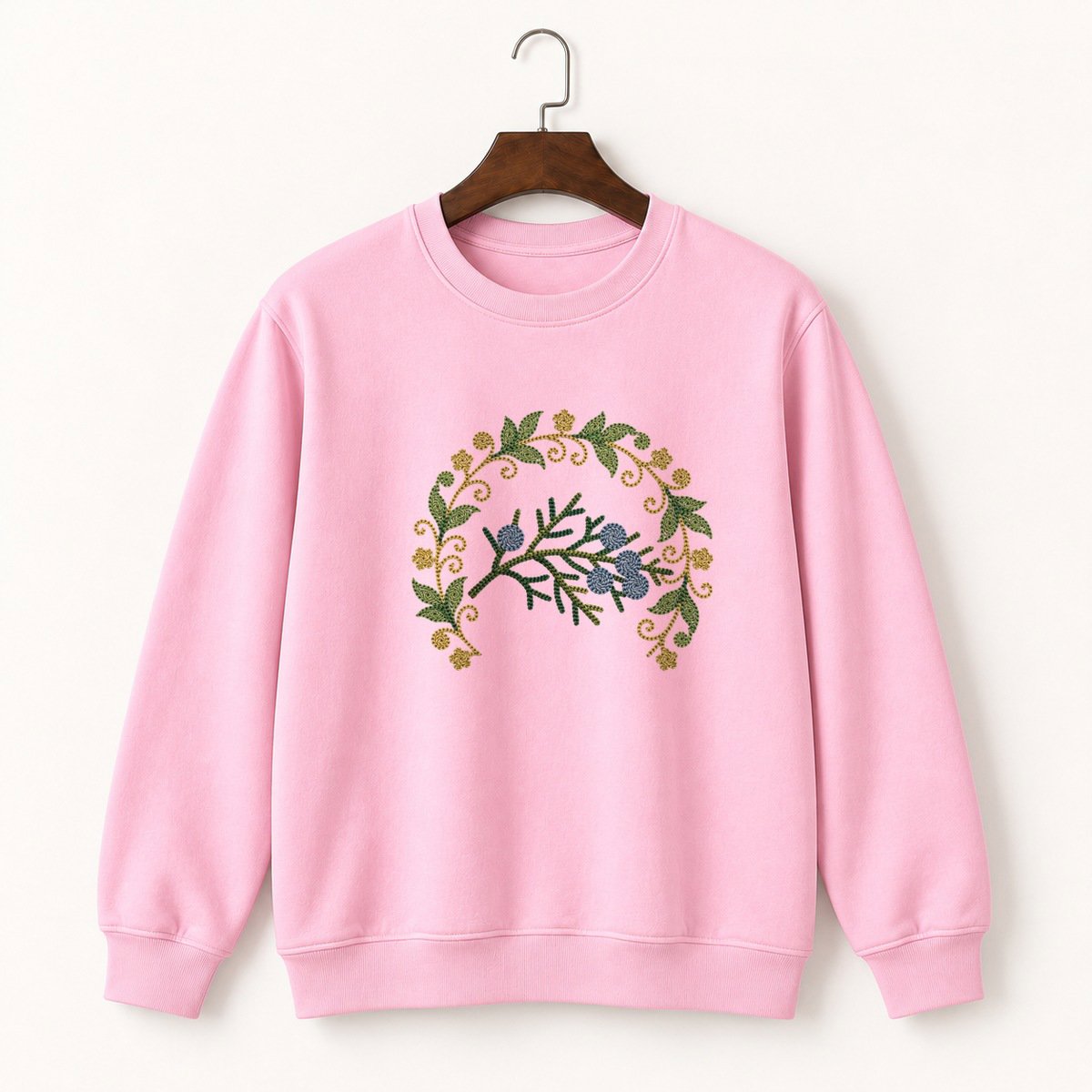 Juniper Berry Branch Crewneck Sweatshirt 4