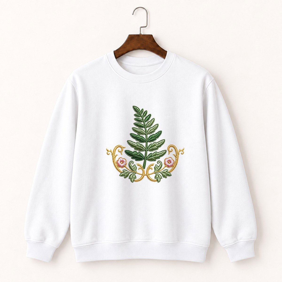 Fern Frond Crewneck Sweatshirt 5