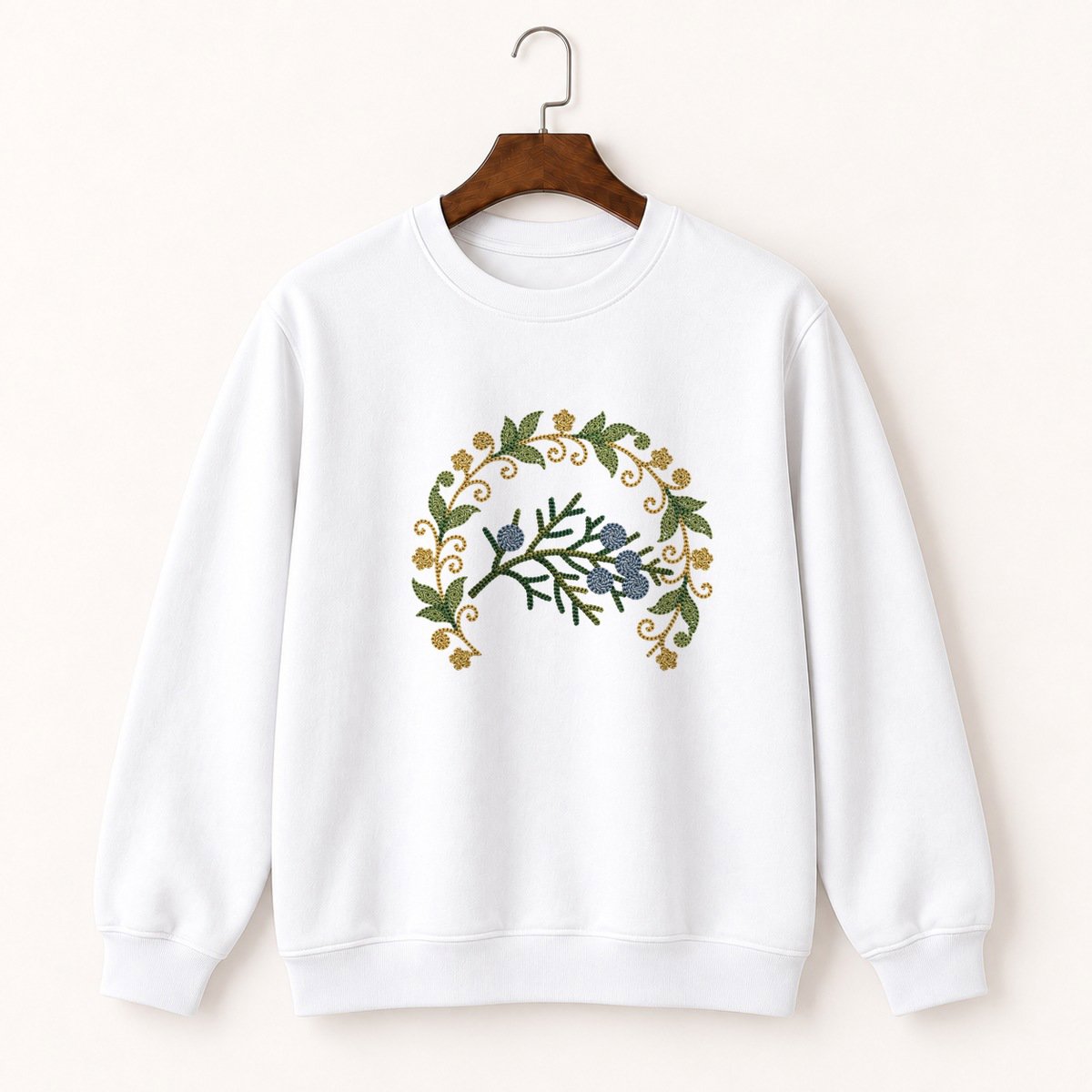 Juniper Berry Branch Crewneck Sweatshirt 5