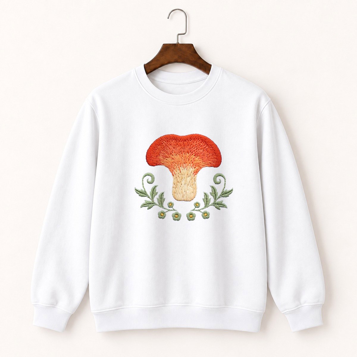 Lobster Mushroom Crewneck Sweatshirt 5