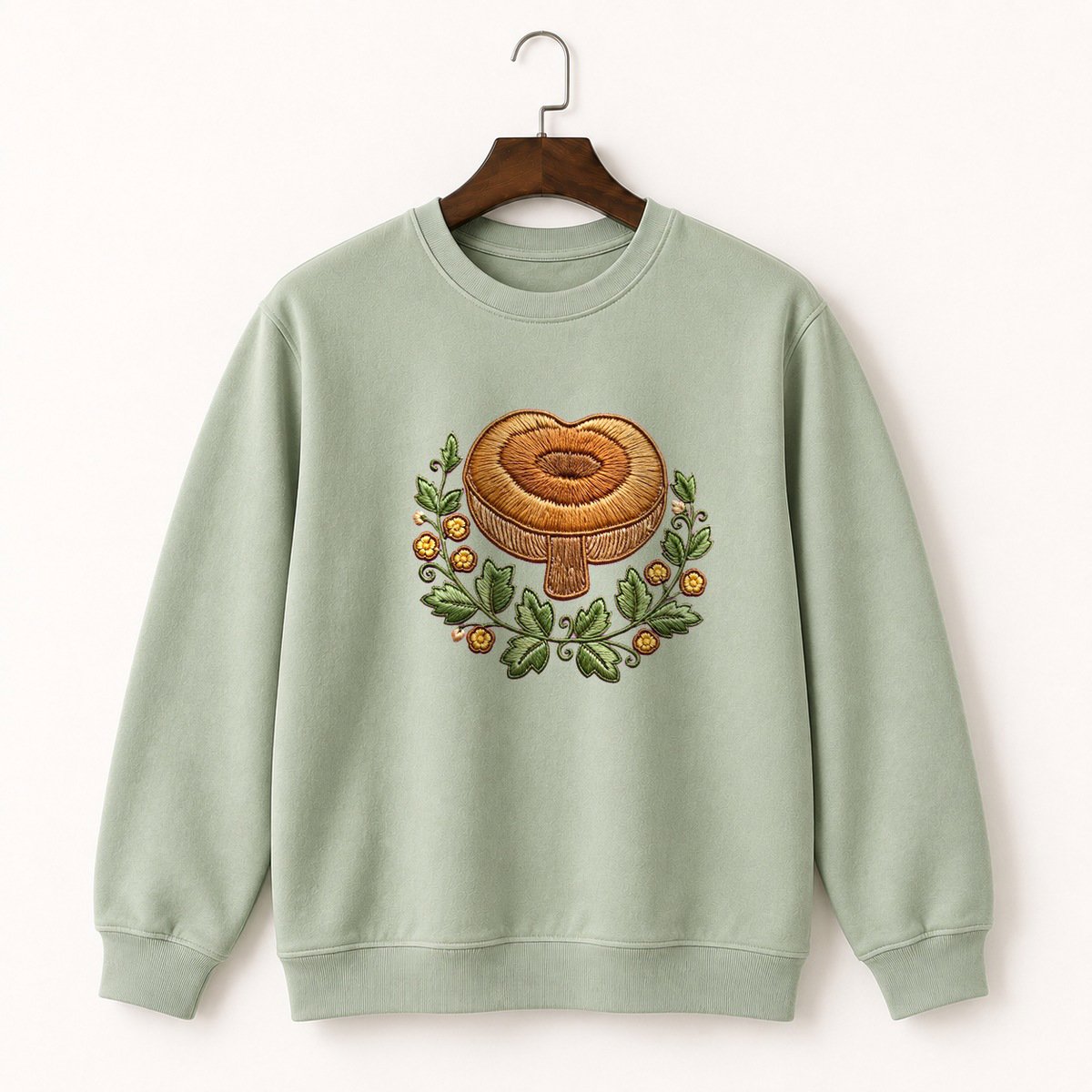 Milk Cap Mushroom Crewneck Sweatshirt 2