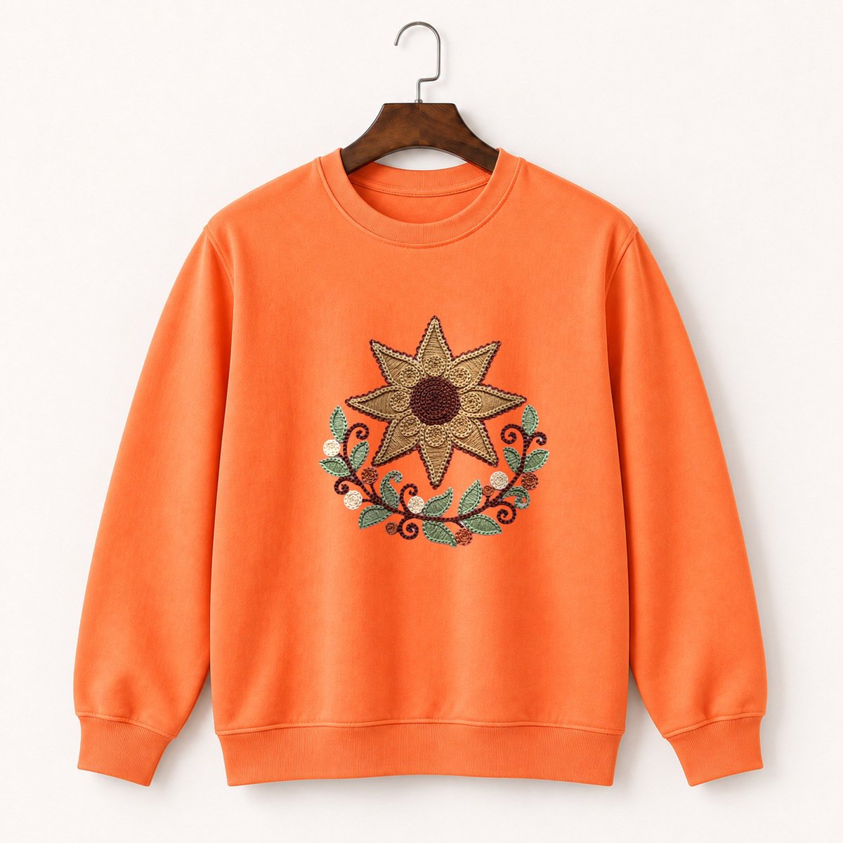 Earthstar Mushroom Crewneck Sweatshirt 3