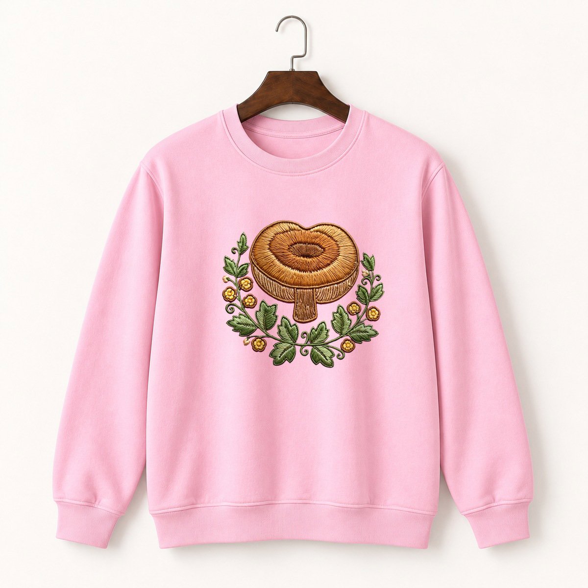 Milk Cap Mushroom Crewneck Sweatshirt 4