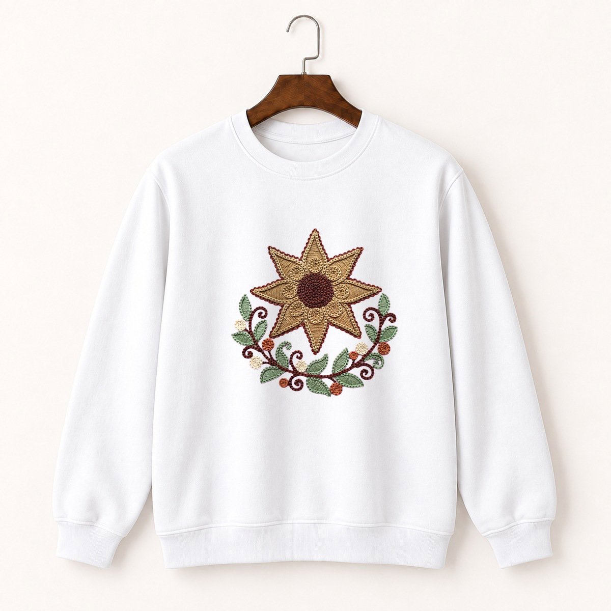 Earthstar Mushroom Crewneck Sweatshirt 5