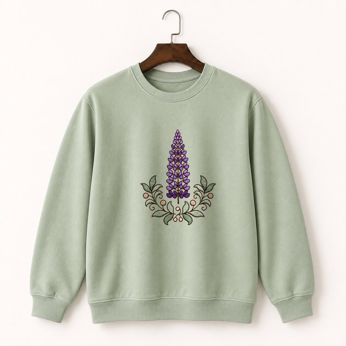 Lupine Flower Crewneck Sweatshirt 2