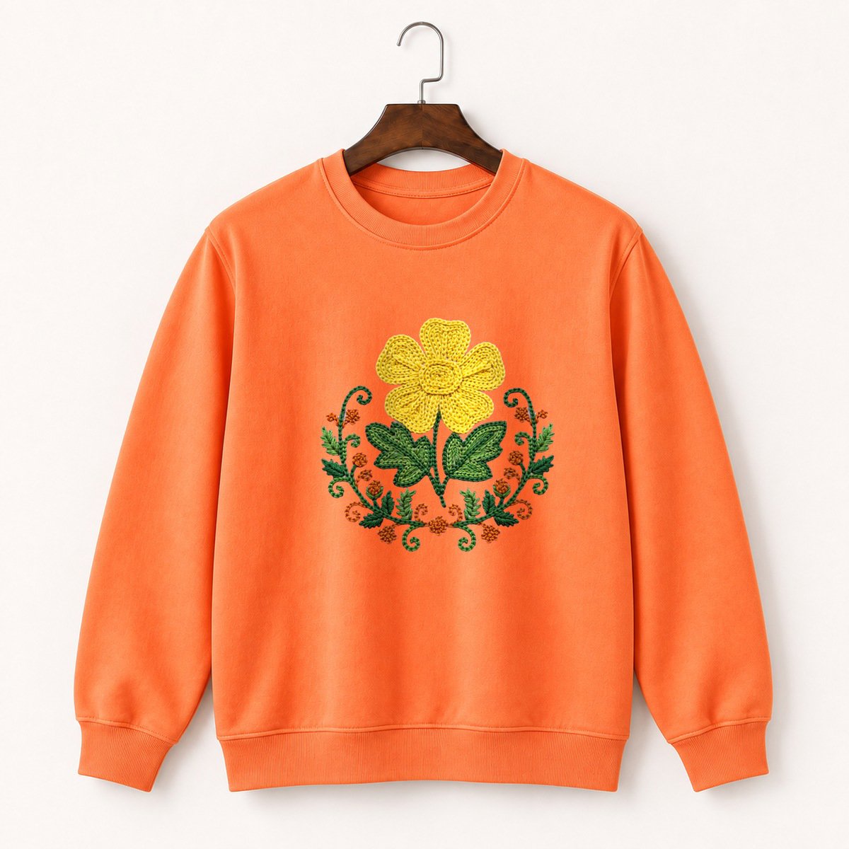 Buttercup Flower Crewneck Sweatshirt 3