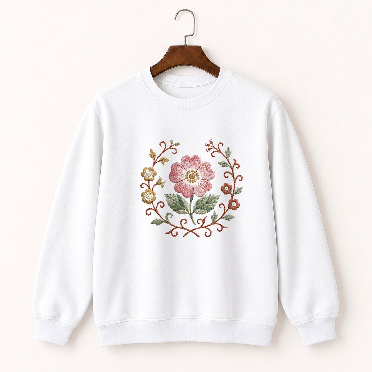 Wild Rose Crewneck Sweatshirt 5