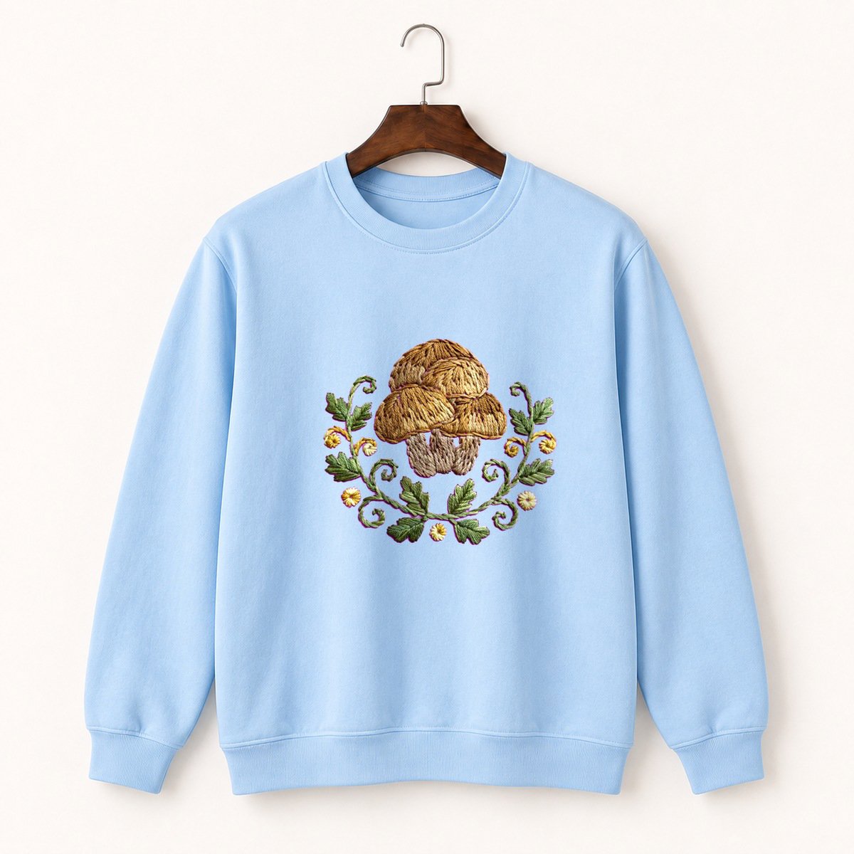 Honey Mushroom Crewneck Sweatshirt 1