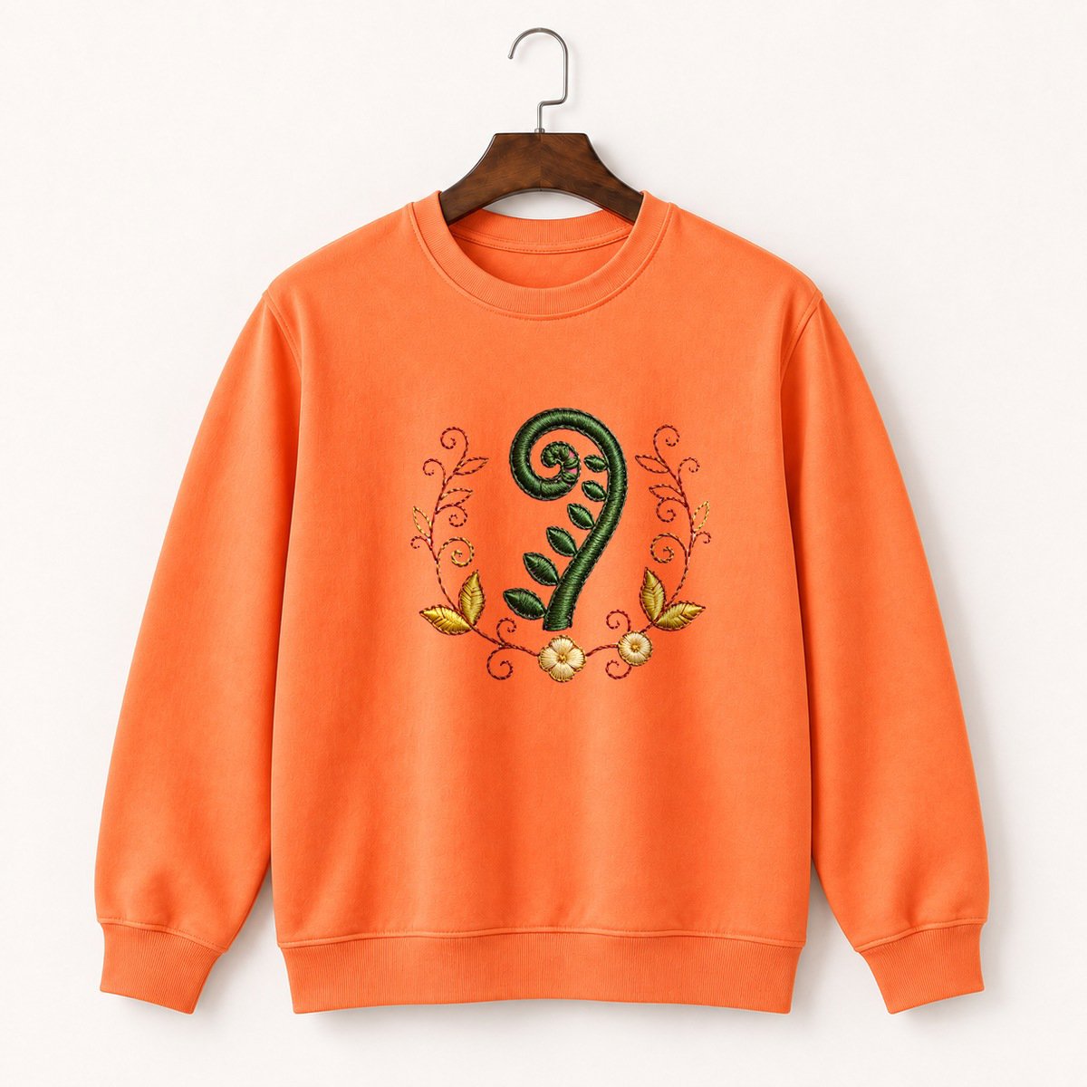 Fern Frond Crewneck Sweatshirt 3