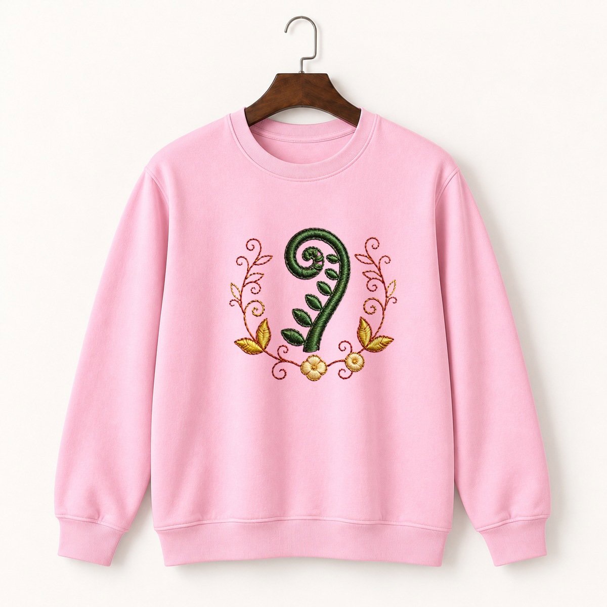 Fern Frond Crewneck Sweatshirt 4