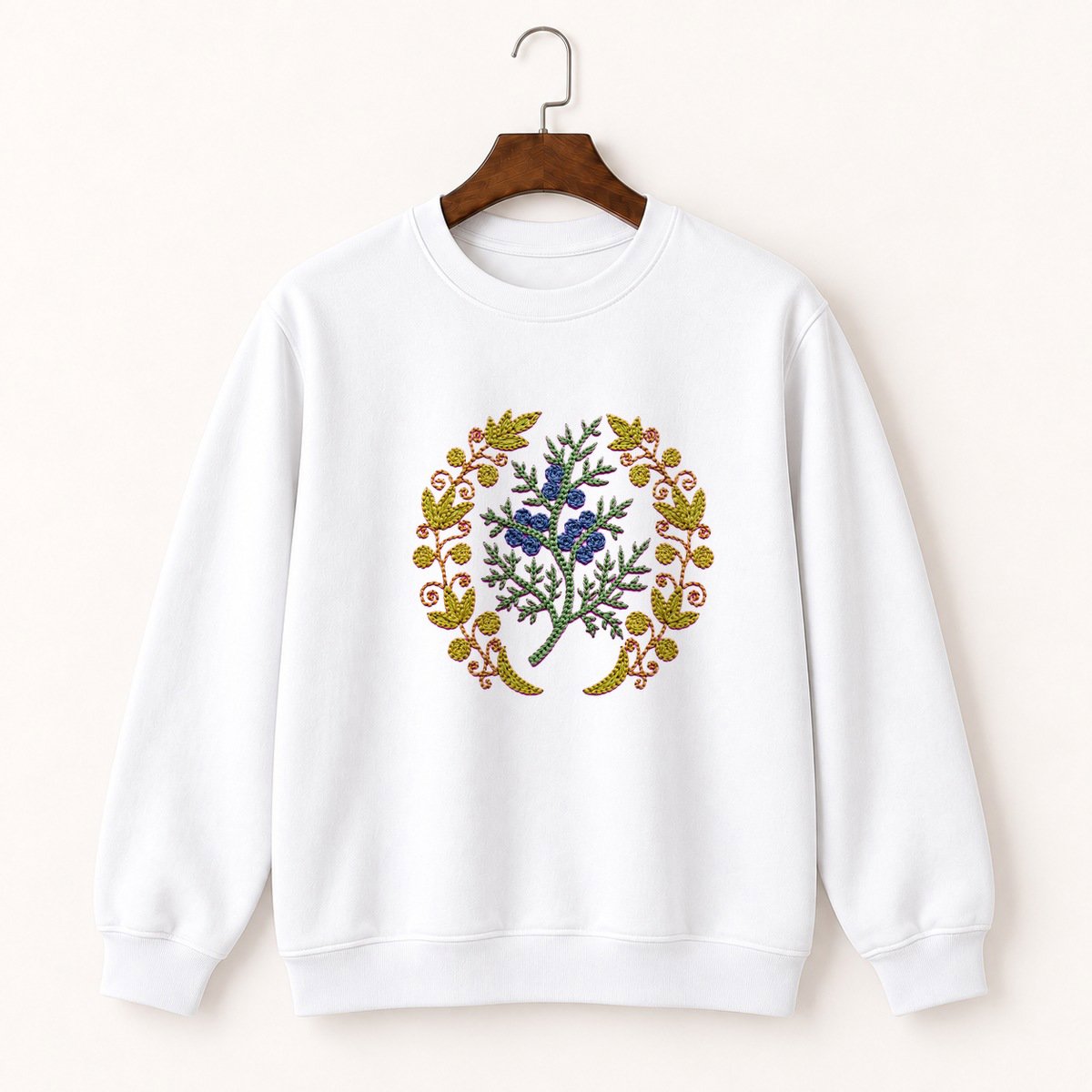 Juniper Berry Branch Crewneck Sweatshirt 5