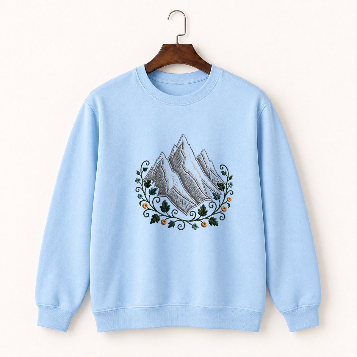 Alps Mountain Range Crewneck Sweatshirt 1