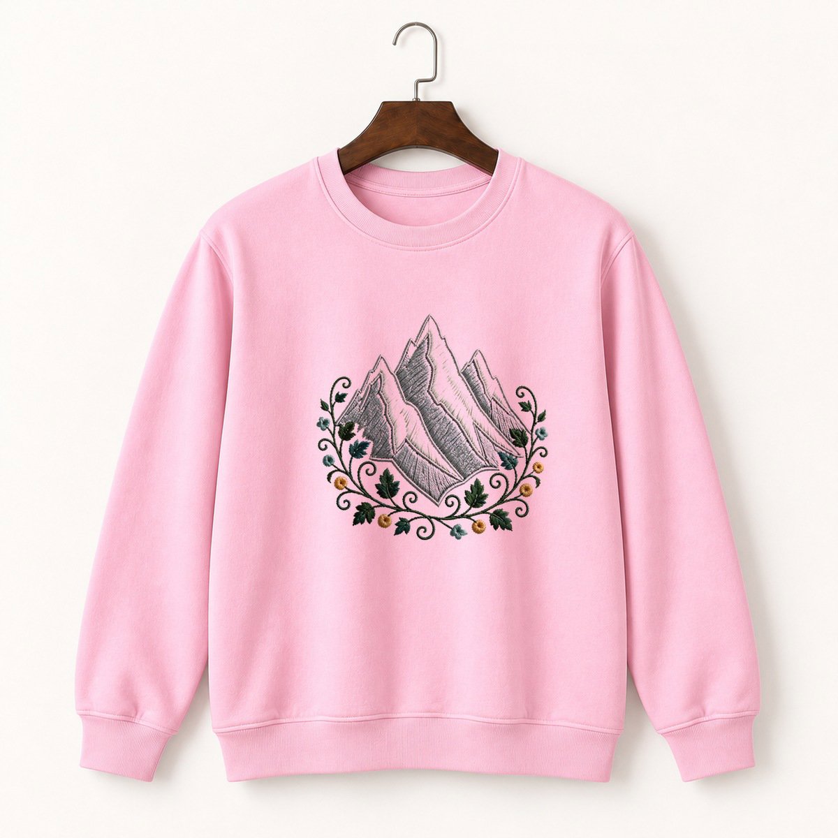 Alps Mountain Range Crewneck Sweatshirt 4