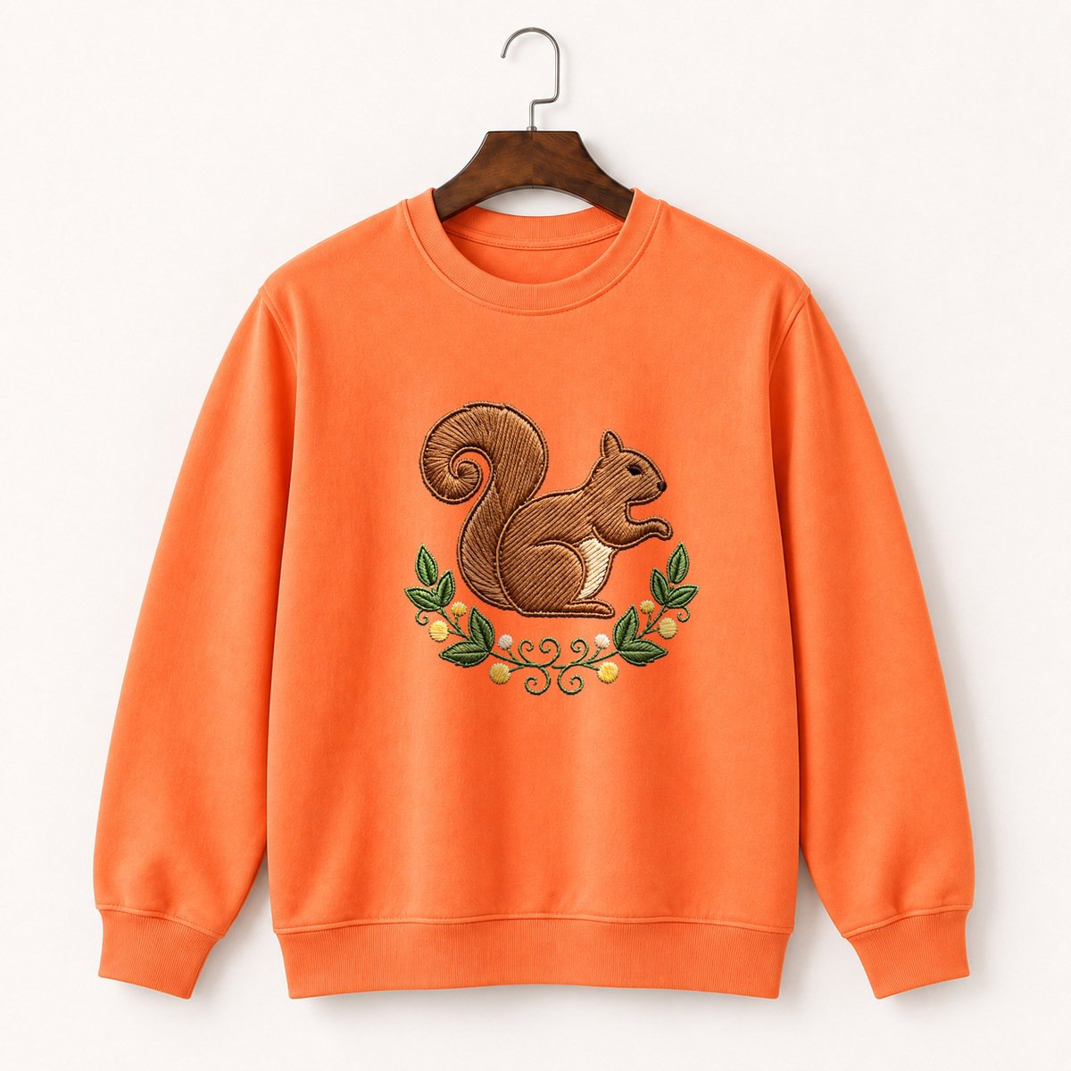 Woodland Squirrel Crewneck Sweatshirt 3