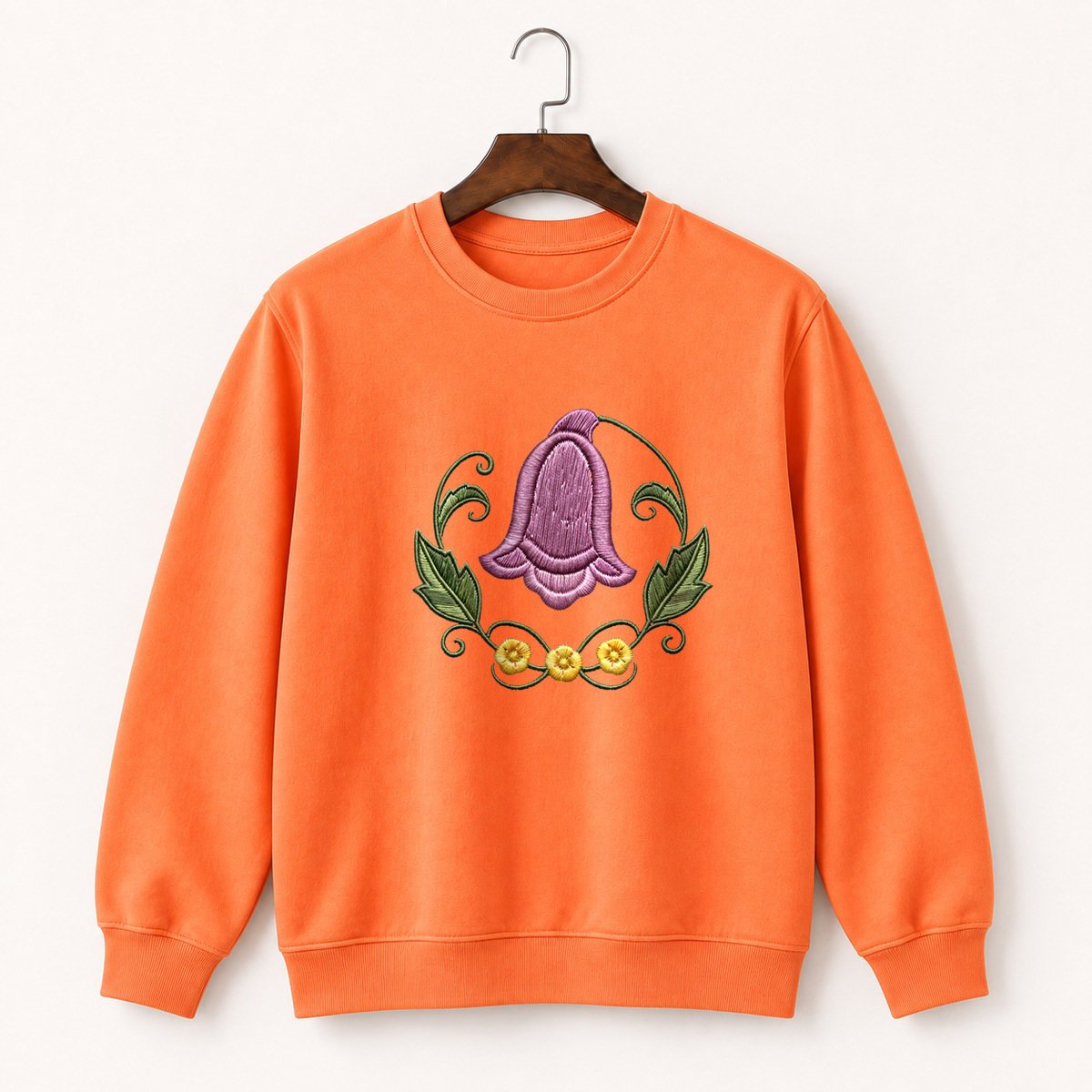Foxglove Flower Crewneck Sweatshirt 3