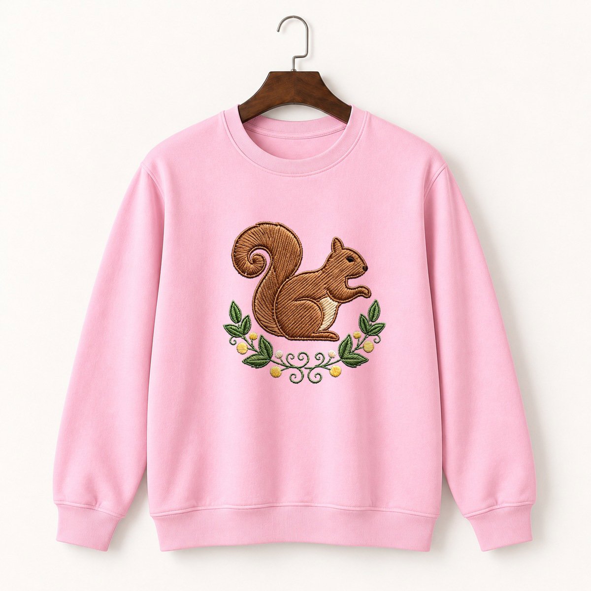Woodland Squirrel Crewneck Sweatshirt 4