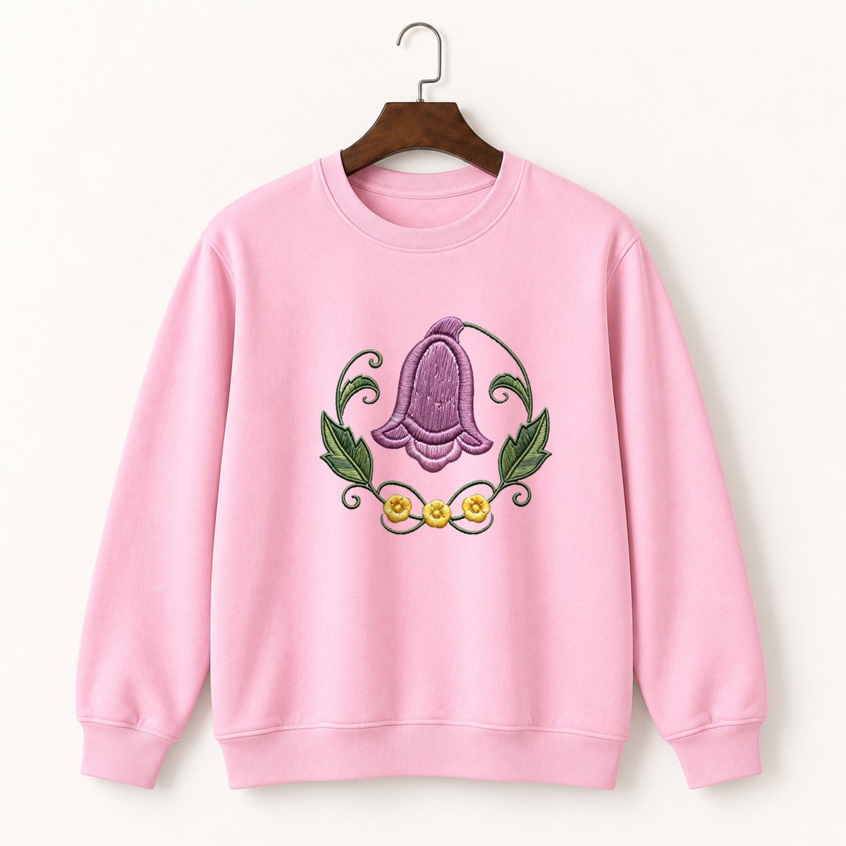 Foxglove Flower Crewneck Sweatshirt 4