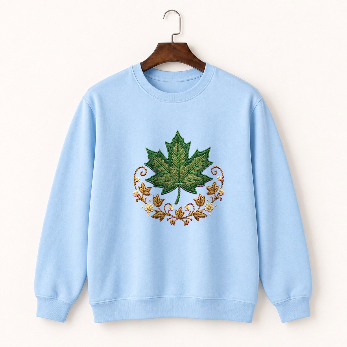 Maple Leaf Crewneck Sweatshirt 1